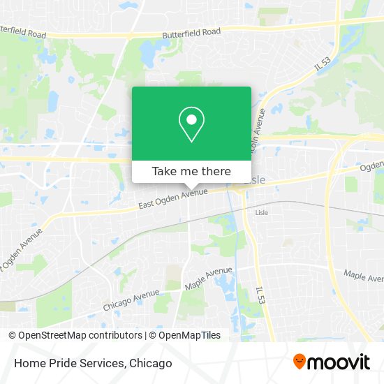 Home Pride Services map
