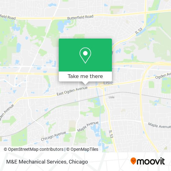 M&E Mechanical Services map