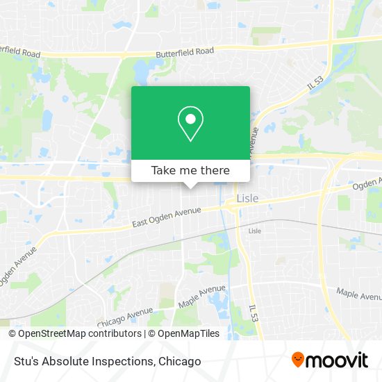 Stu's Absolute Inspections map