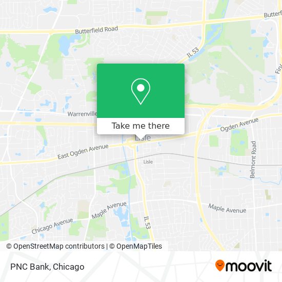 PNC Bank map