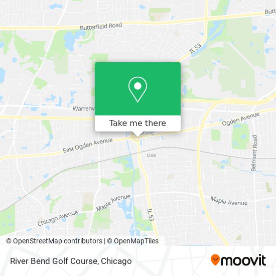 Mapa de River Bend Golf Course