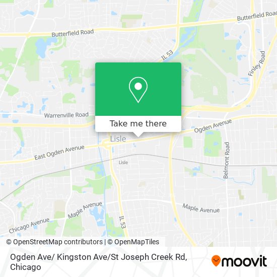 Mapa de Ogden Ave/ Kingston Ave / St Joseph Creek Rd