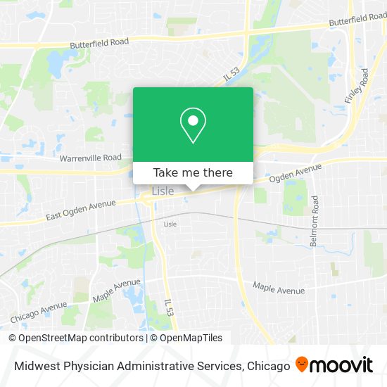 Midwest Physician Administrative Services map