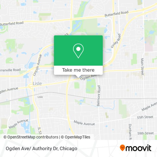 Mapa de Ogden Ave/ Authority Dr