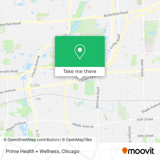 Mapa de Prime Health + Wellness