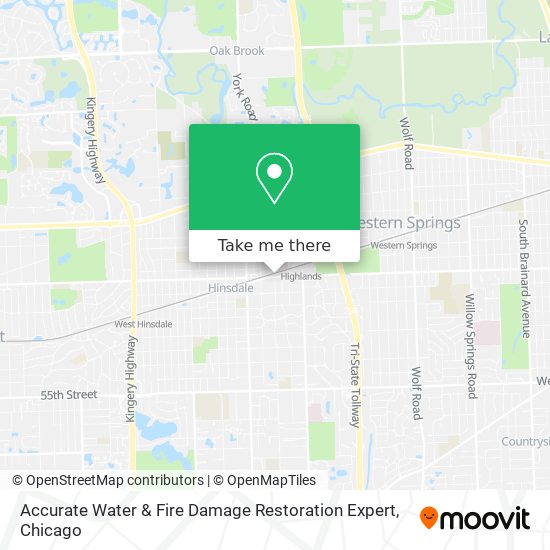 Mapa de Accurate Water & Fire Damage Restoration Expert