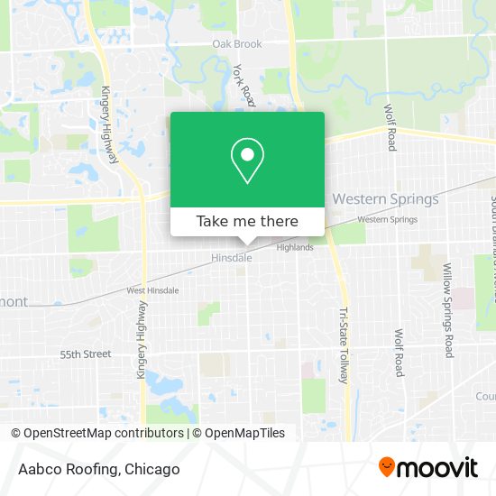 Aabco Roofing map