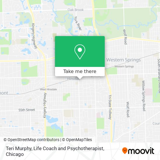 Mapa de Teri Murphy, Life Coach and Psychotherapist