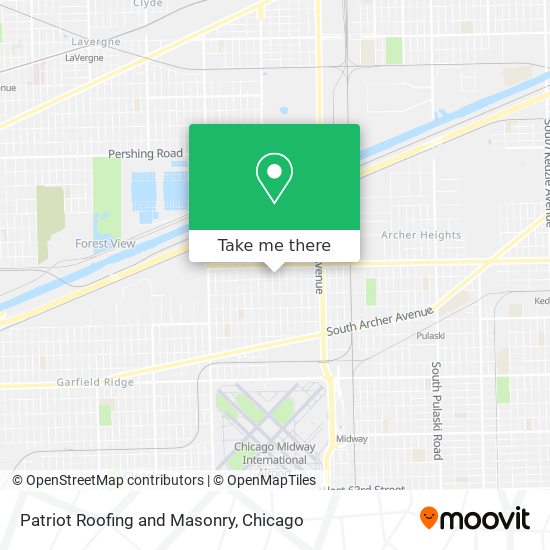 Patriot Roofing and Masonry map