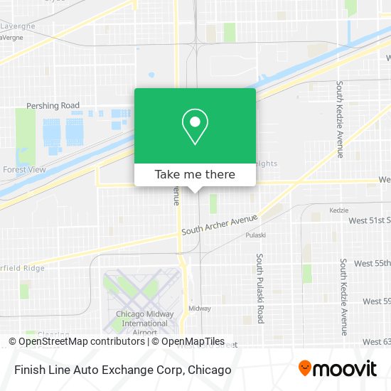 Mapa de Finish Line Auto Exchange Corp