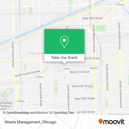 Waste Management map