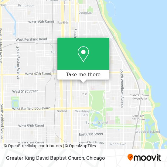 Greater King David Baptist Church map