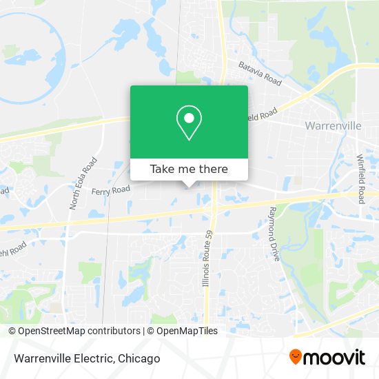 Mapa de Warrenville Electric