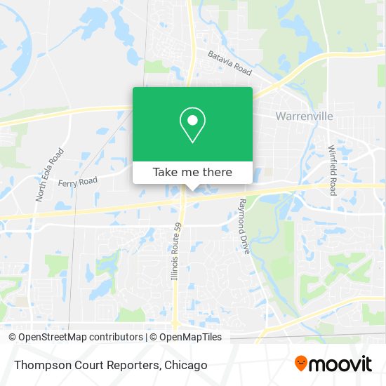 Thompson Court Reporters map