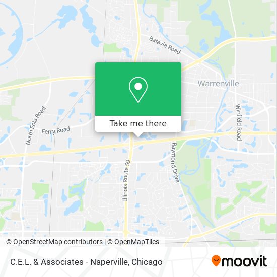 C.E.L. & Associates - Naperville map