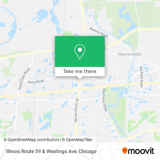 Illinois Route 59 & Westings Ave map