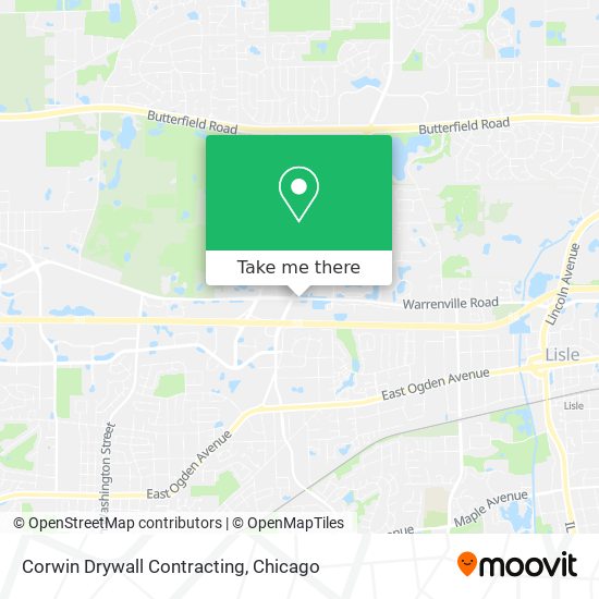 Corwin Drywall Contracting map