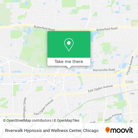 Riverwalk Hypnosis and Wellness Center map