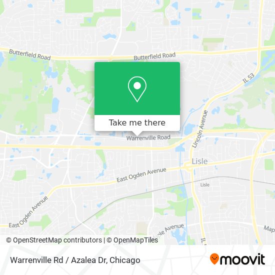 Warrenville Rd / Azalea Dr map