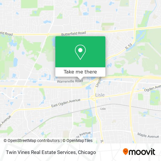 Twin Vines Real Estate Services map