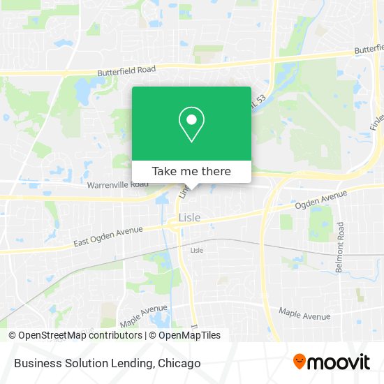 Business Solution Lending map