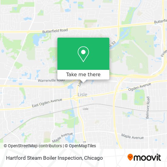 Hartford Steam Boiler Inspection map