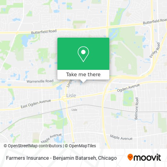 Farmers Insurance - Benjamin Batarseh map