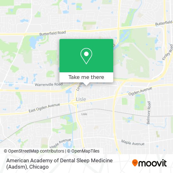 American Academy of Dental Sleep Medicine (Aadsm) map