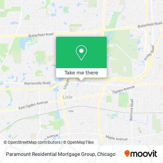 Paramount Residential Mortgage Group map