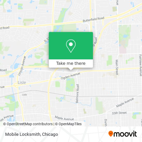 Mobile Locksmith map