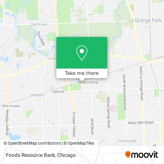 Foods Resource Bank map