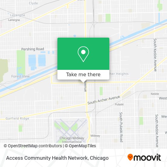 Access Community Health Network map