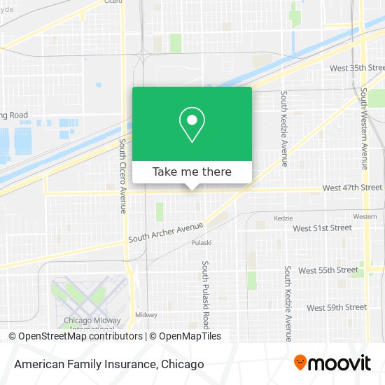 Mapa de American Family Insurance