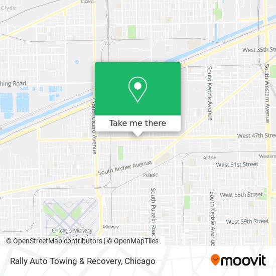 Rally Auto Towing & Recovery map