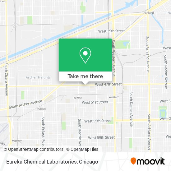 Mapa de Eureka Chemical Laboratories