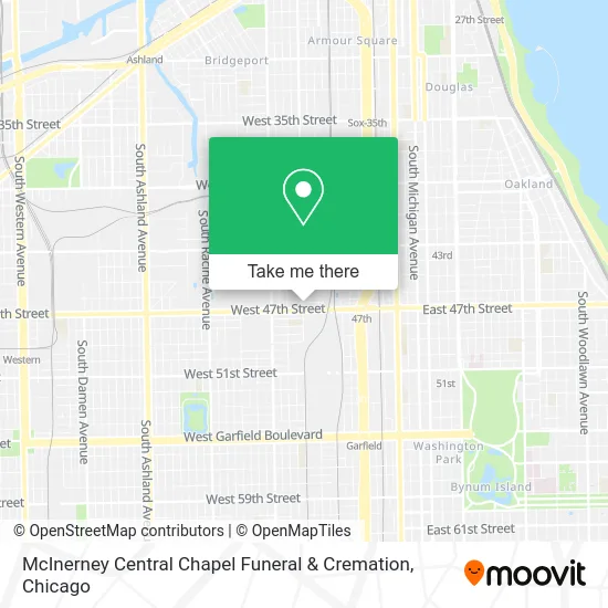 McInerney Central Chapel Funeral & Cremation map