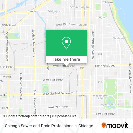 Chicago Sewer and Drain Professionals map