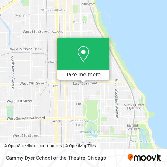 Sammy Dyer School of the Theatre map