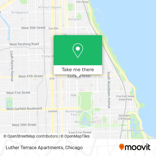 Luther Terrace Apartments map