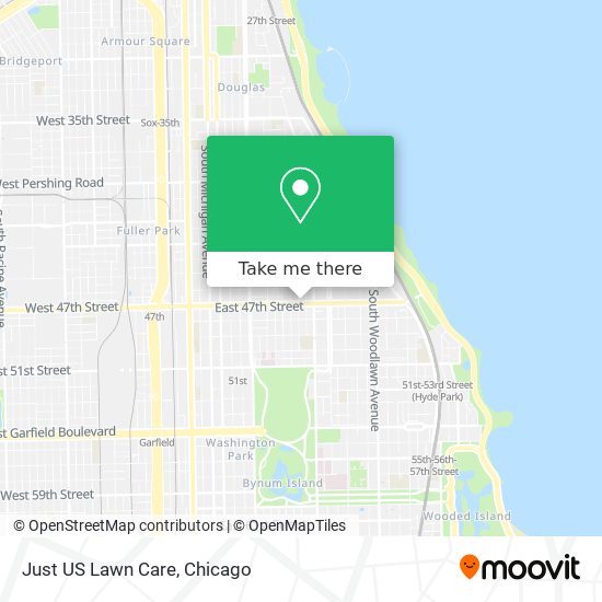 Just US Lawn Care map