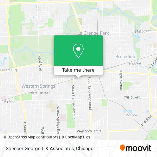 Spencer George L & Associates map