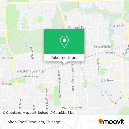 Holton Food Products map