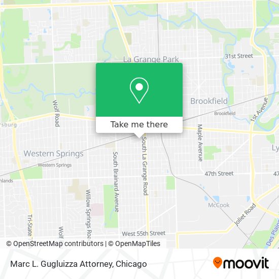 Marc L. Gugluizza Attorney map