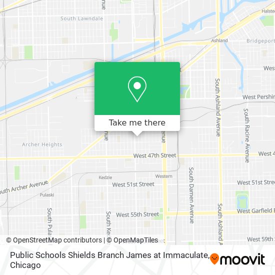 Mapa de Public Schools Shields Branch James at Immaculate