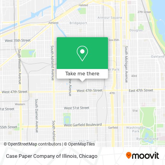 Mapa de Case Paper Company of Illinois