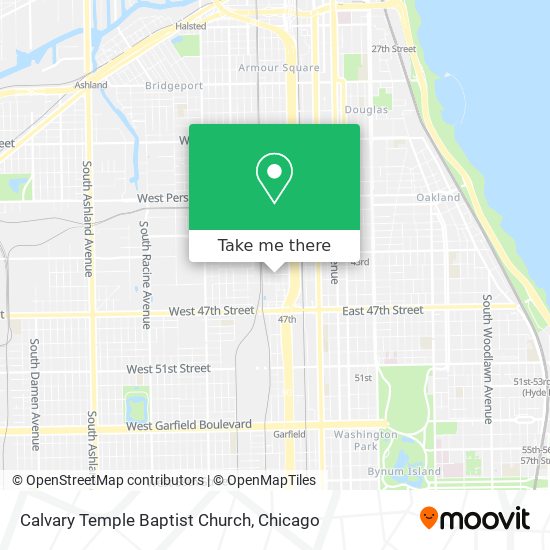 Calvary Temple Baptist Church map