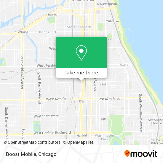 Boost Mobile map