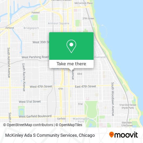 McKinley Ada S Community Services map