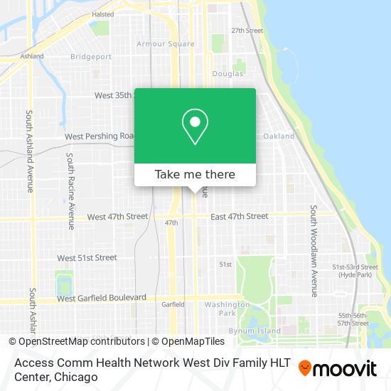 Mapa de Access Comm Health Network West Div Family HLT Center