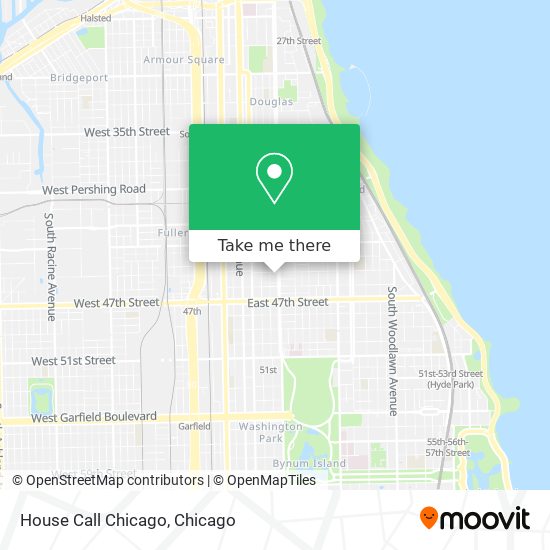 House Call Chicago map